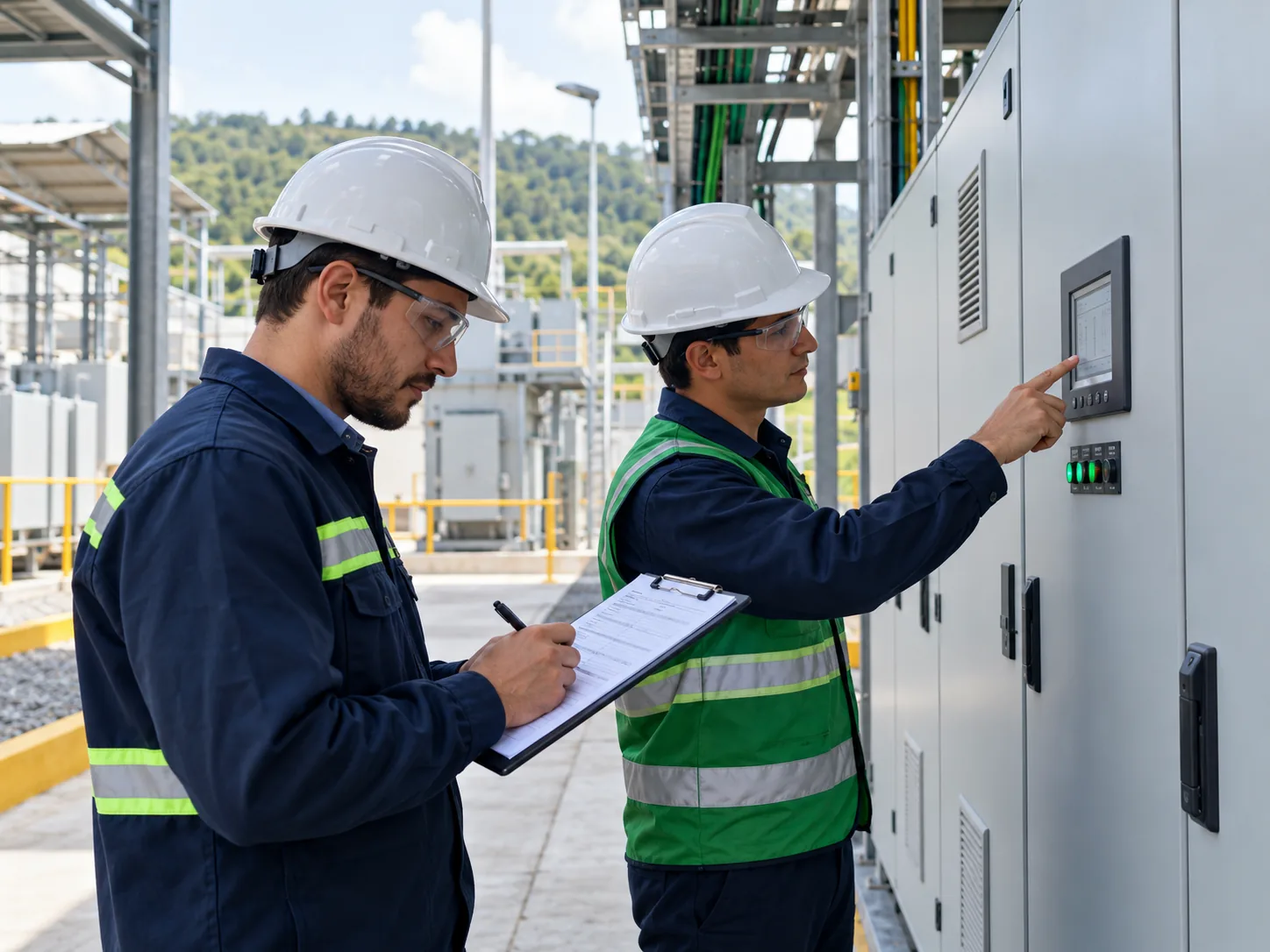 Imagen ilustrativa de verificación de un tablero eléctrico